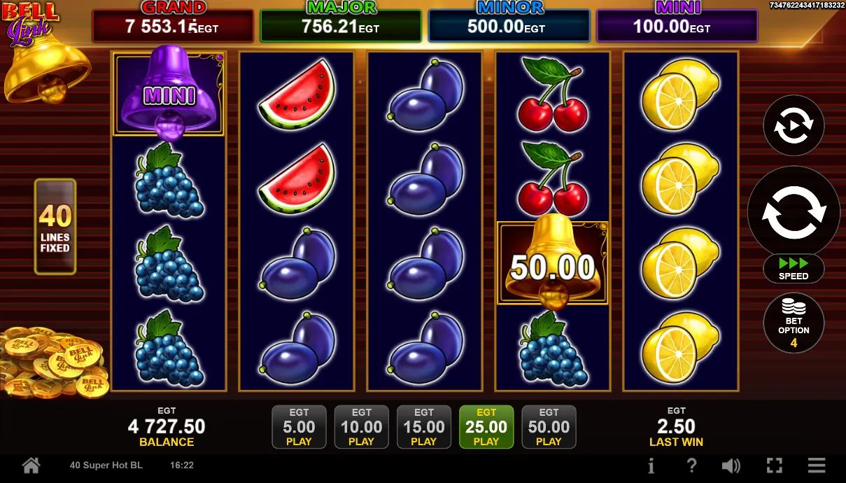 40 Super Hot Bell Link Slot
