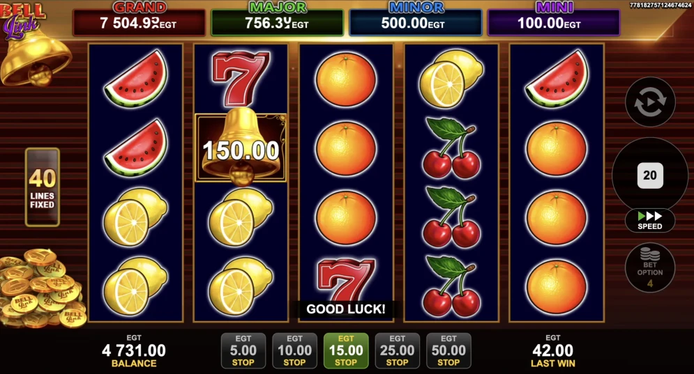 40 Super Hot Bell Link Slot