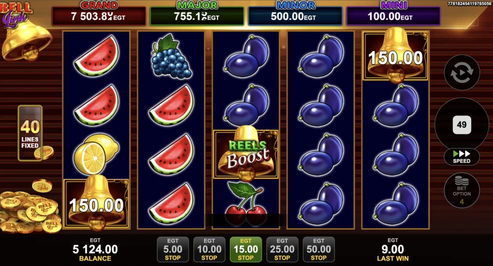 40 Super Hot Bell Link Slot